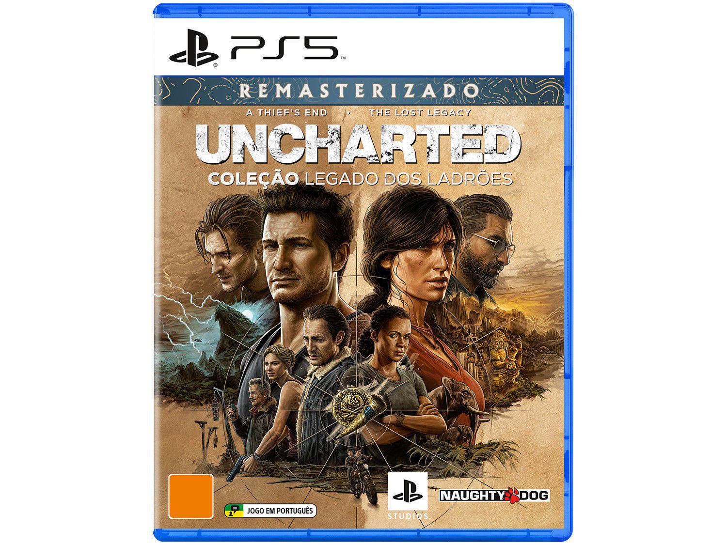 Jogo Uncharted: Coleção Legado Dos Ladrões – PlayStation 5
