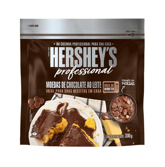 Chocolate Ao Leite Hershey’s Professional (Formato Moeda) – 300 gr