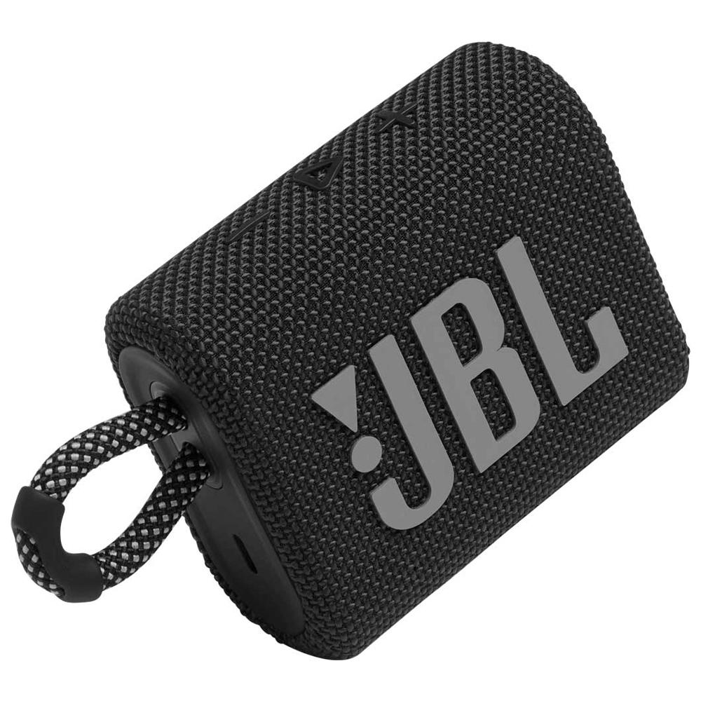 Caixa de Som JBL GO3 Bluetooth À Prova d’Agua e Poeira 42W RMS – JBLGO3BLK