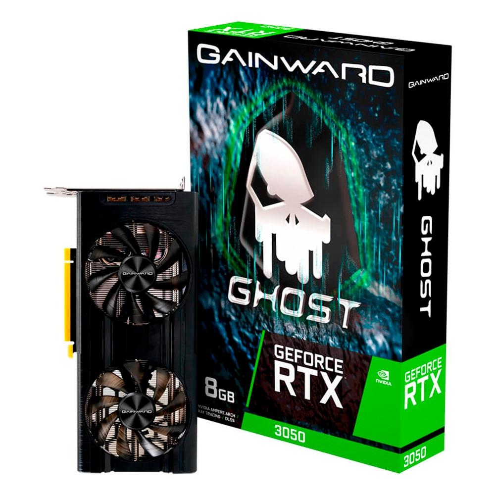 Placa de Vídeo Gainward NVIDIA GeForce RTX 3050 Ghost 8GB GDDR6 DLSS Ray Tracing- 63050019P1-190AB