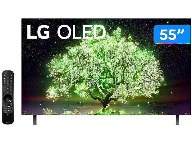 Smart TV 55” UHD 4K OLED LG OLED55A1 – 60Hz Wi-Fi Bluetooth HDR Alexa 3 HDMI 2 USB