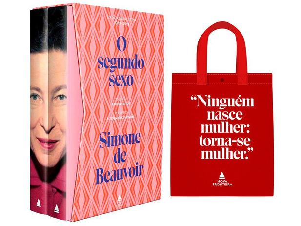 Box Livros Simone de Beauvoir O Segundo Sexo – com Bolsa Pré- Venda