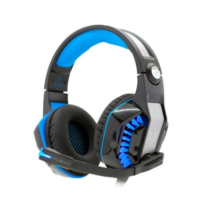 Headset Gamer Husky Snow, USB, 7.1 Surround, LED Azul – HS-HSN-BL