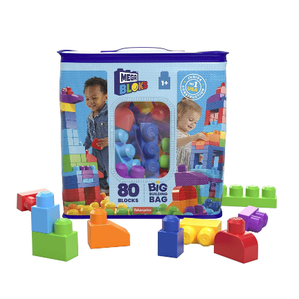Mattel, Mega Bloks Sacola de 80 Blocos