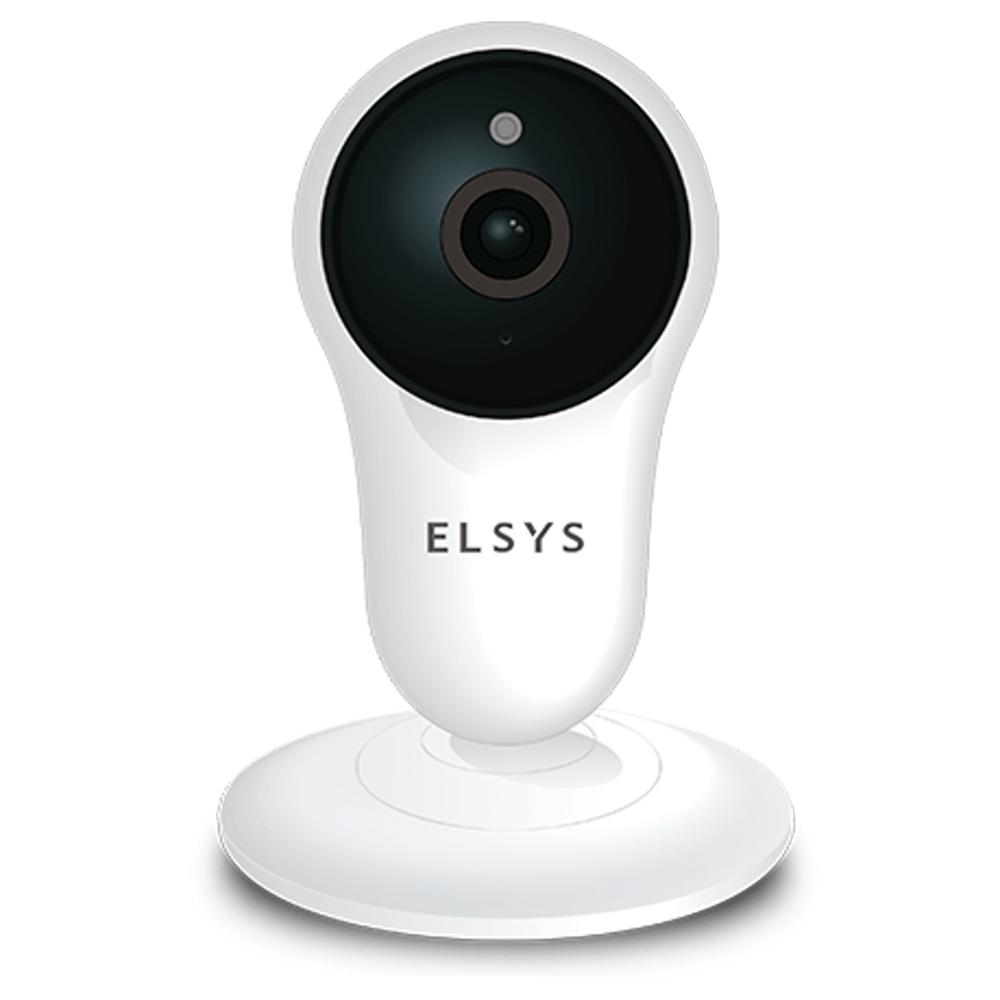 Câmera de Segurança Elsys Wi-Fi Micro SD de Até 128GB HD Visão Noturna 10M Branco/Preto – 998901365320