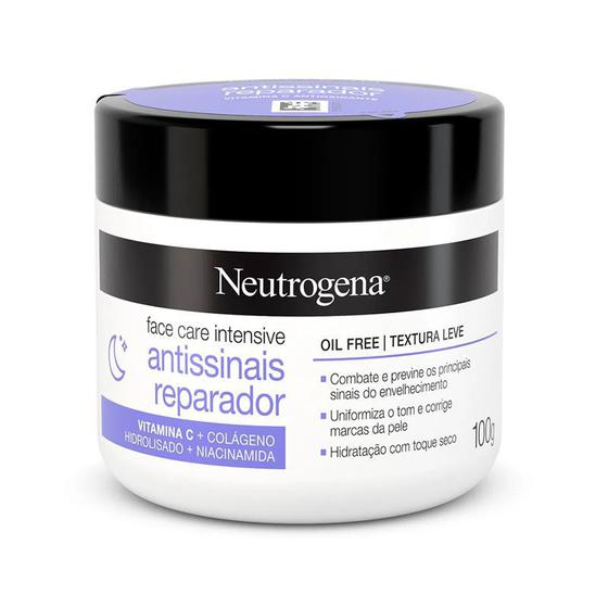 Neutrogena Face Care Intensive Antissinais Reparador 100G