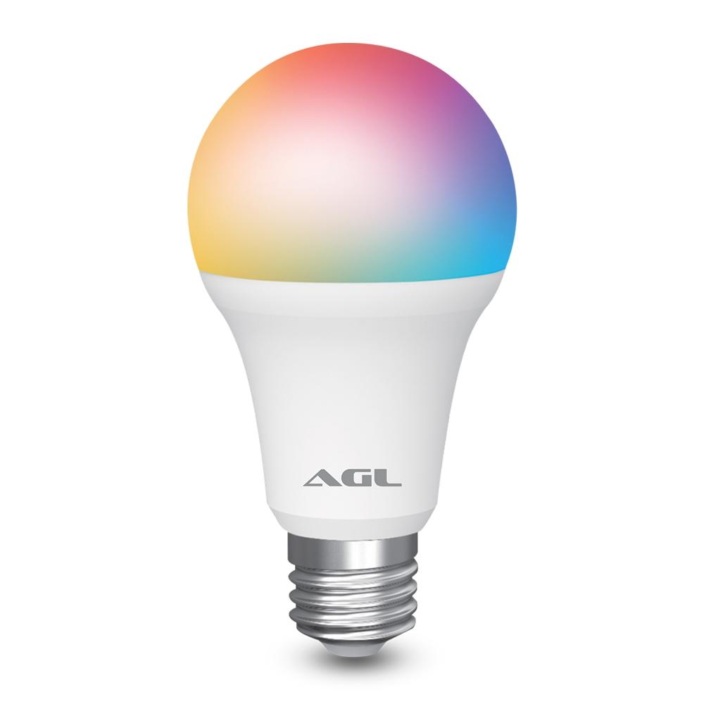 Lâmpada Smart AGL 9W WiFi RGB Compatível com Alexa Siri e Google Assistant Branco – 1106081