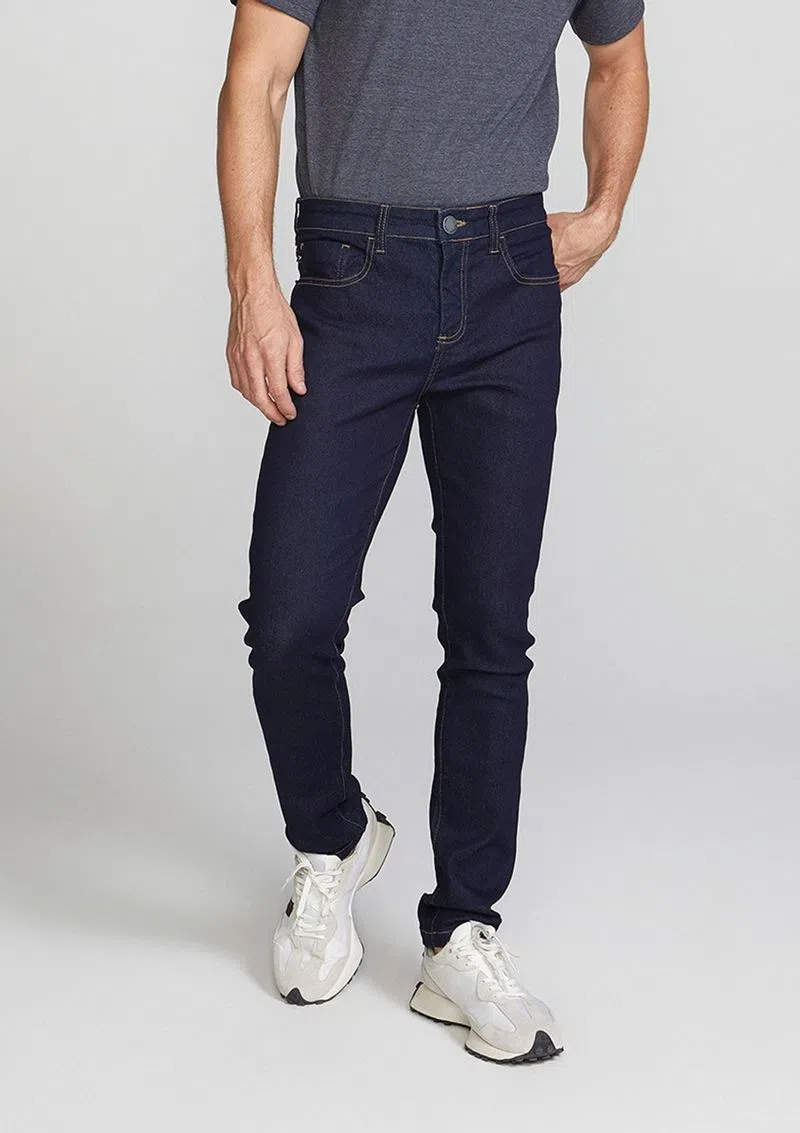 Calça Jeans Masculina Skinny – Azul