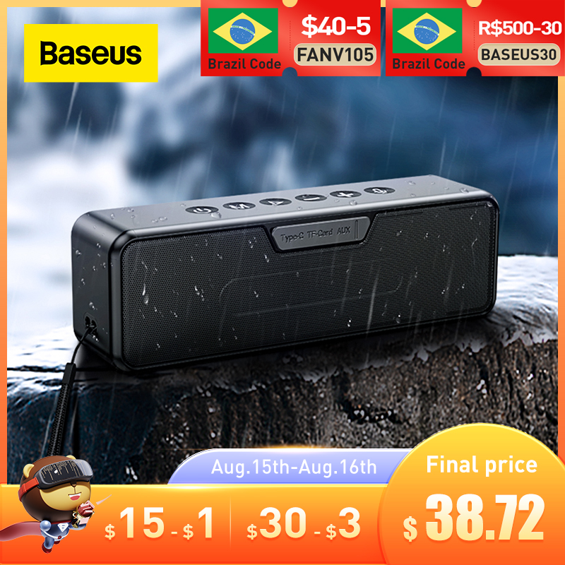 Caixa de Som Baseus V1 Bluetooth IPX6 20W