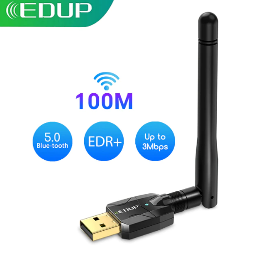 Adaptador Bluetooth USB 5.1 3Mbps 100M EDUP