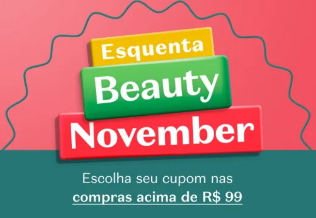 Cupom Esquenta Beauty November oBoticário – Desconto
