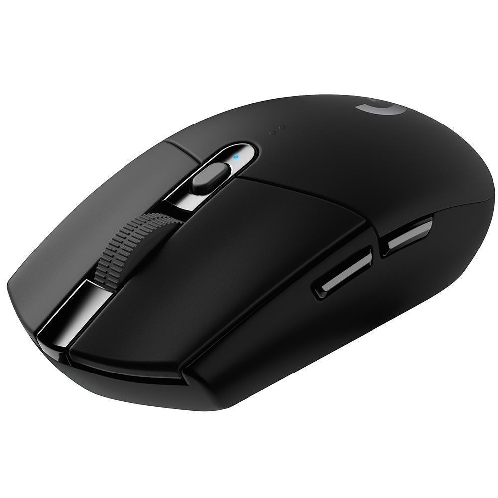 Mouse Gamer Sem Fio Logitech G305 LIGHTSPEED com 6 Botões Programáveis e Até 12.000 DPI – Preto