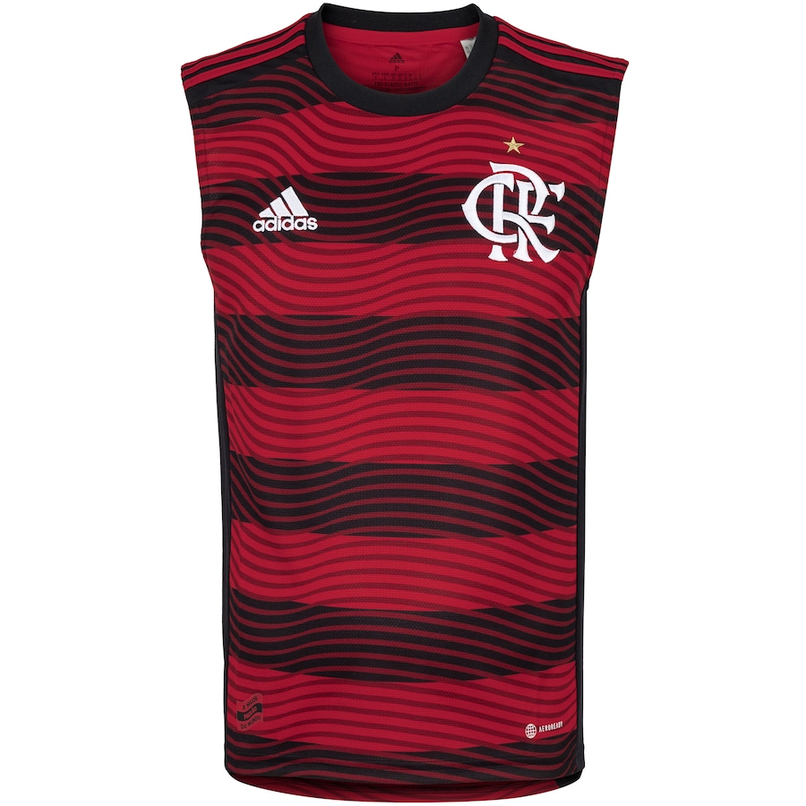 Camiseta do Flamengo I Masculina Regata adidas