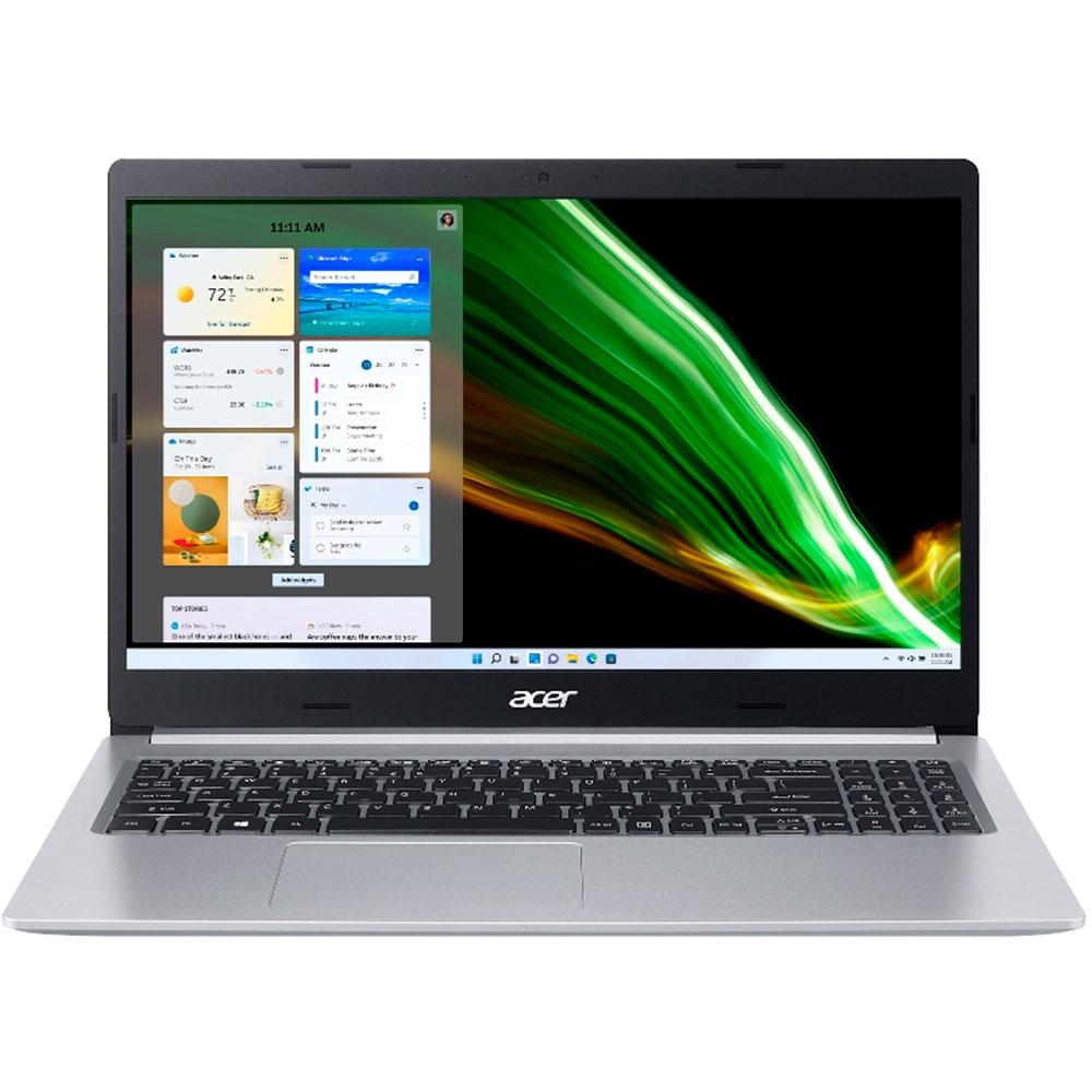 Notebook Acer Aspire 5 Intel Core i7-10510U 8GB RAM 512GB SSD NVMe Tela 15.6 IPS Full HD Windows 11 Home Prata – A515-54-74F9