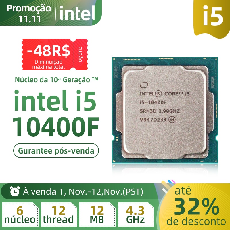 Intel Core I5 10th Generation 10400f