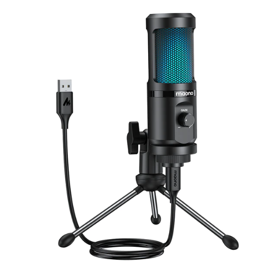 Microfone USB com Cabo 1.5m AU-PM461TR – Maono