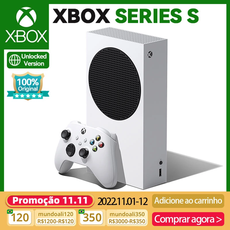 Console Xbox Series S 512gb Ssd + Controle Sem Fio