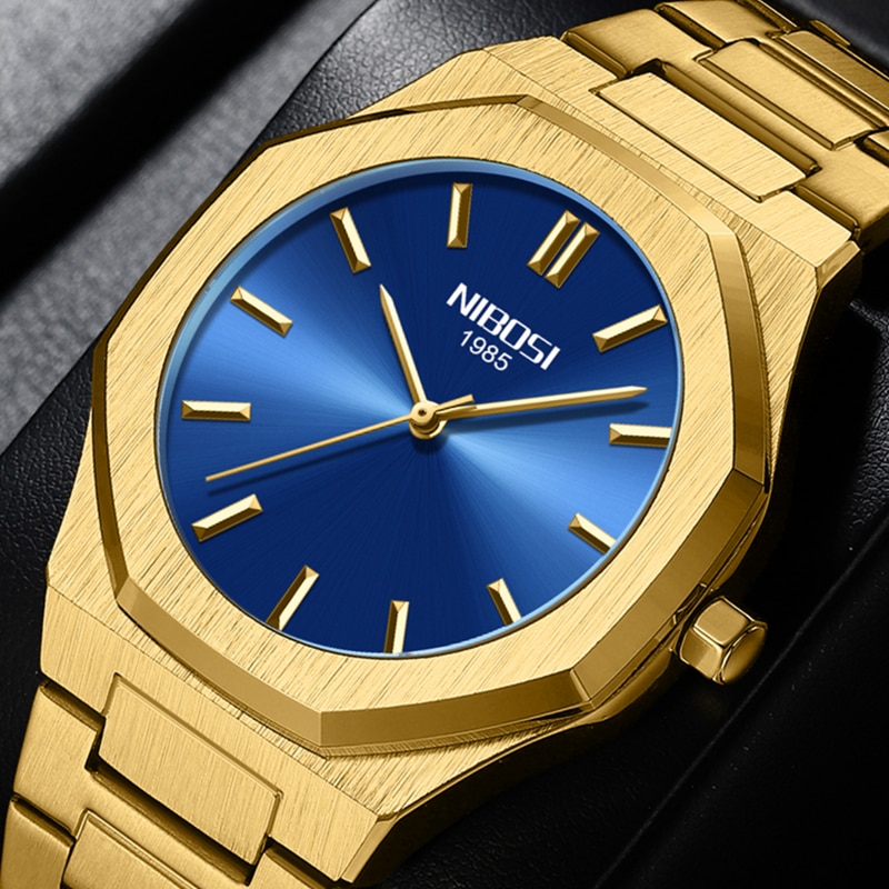 Relógio de Pulso Nibosi Top Brand Luxury