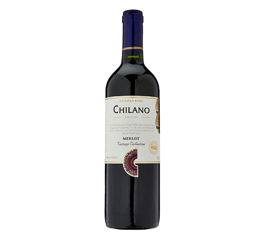 Vinho Chileno Chilano Tinto Merlot 750ml Chilano