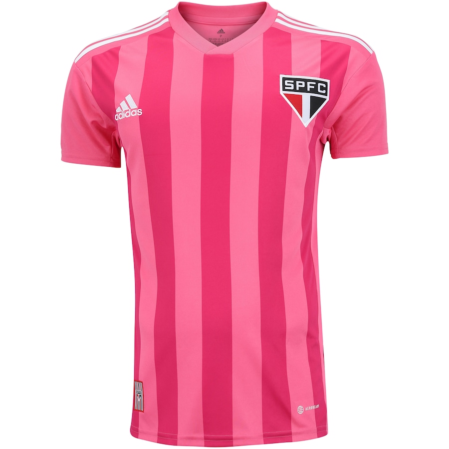 Camisa do São Paulo 22 Outubro Rosa adidas – Masculina