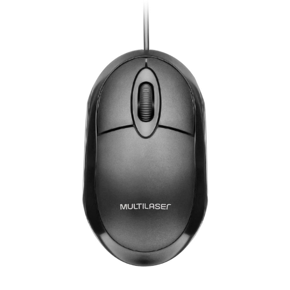 Mouse Classic Box Óptico Full Black USB – MO300