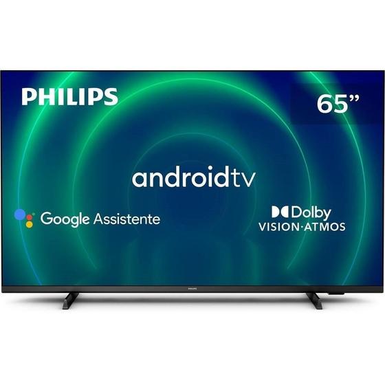 Smart TV Philips 65″ 4K UHD LED Android TV 60Hz 65PUG7406/78