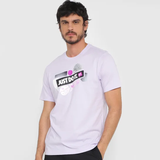Camiseta Nike Sportswear Rhythm Jd Masculina – Roxo