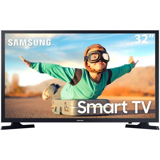 Smart TV LED 32″ HD Samsung T4300 com HDR Sistema Operacional Tizen Wi-Fi Espelhamento de Tela Dolby Digital Plus HDMI e USB – 2020