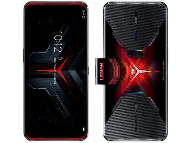 Smartphone Lenovo Legion Phone Duel 256GB – Vengeance Red 5G 12GB RAM 6,65” Câm. Dupla