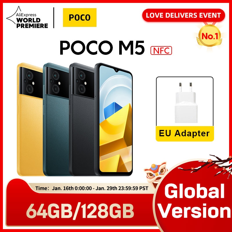 Smartphone POCO M5 128GB / 6gb