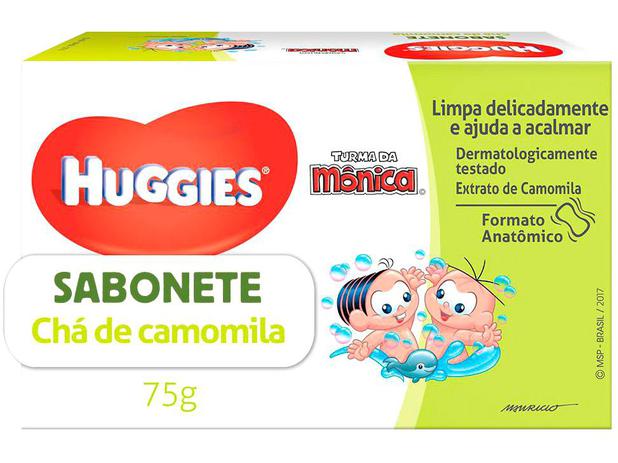 Sabonete Infantil em Barra Huggies Chá de Camomila – 75g