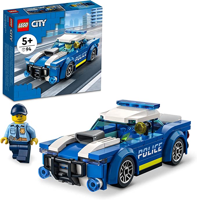 Brinquedo City Carro da Polícia; Kit de Construção (94 peças) 60312 – LEGO®