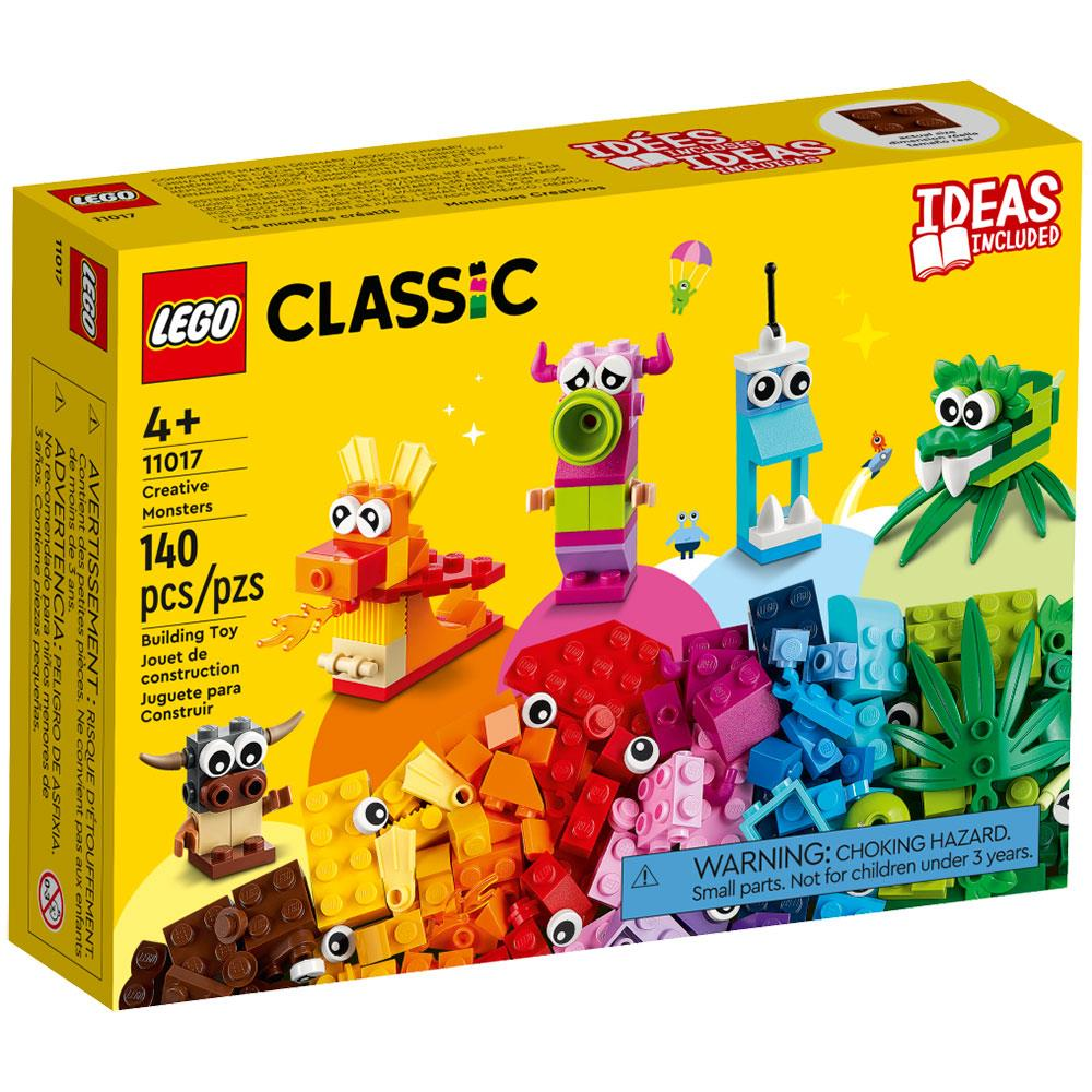 Brinquedo Lego Classic: Monstros Criativos – 140 Peças LEGO