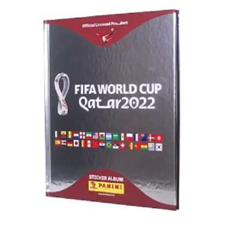 Livro – Álbum Capa Dura Prata Copa Do Mundo Qatar 2022