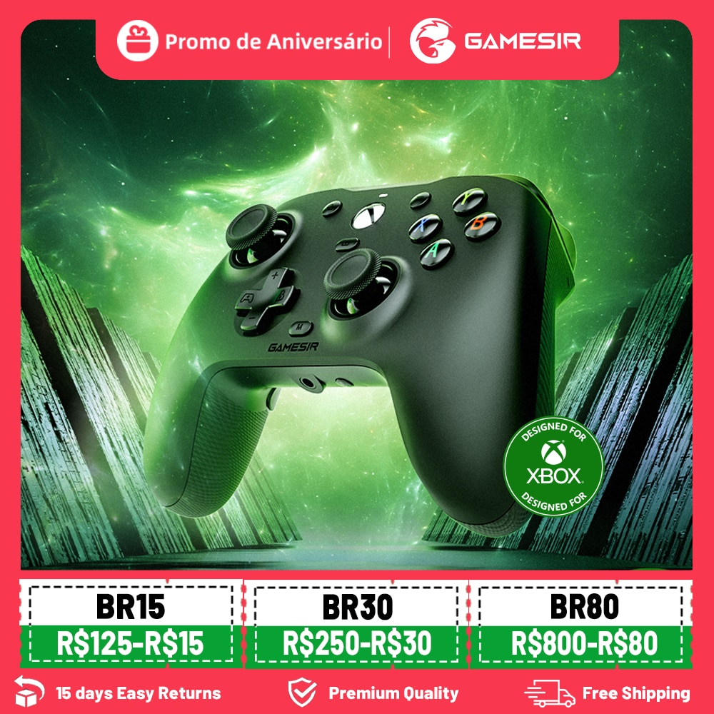 Controle com Fio GameSir G7 – Xbox One, Series X|S & PC