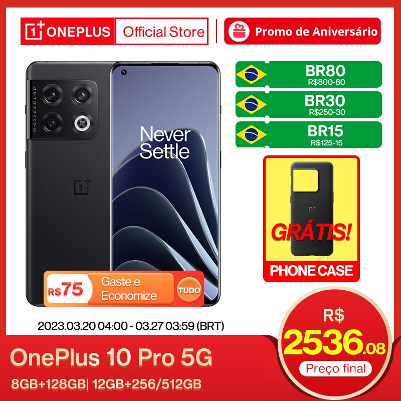 Oneplus 10pro 5g – Versão Global – 12GB – 256HB