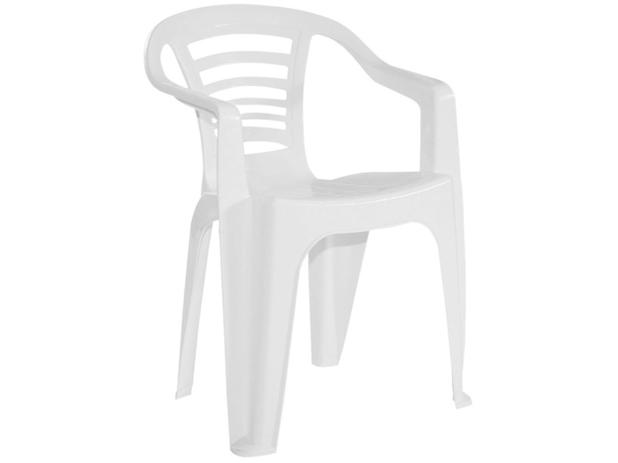 Cadeira plastica com braços Garden Life – Natal