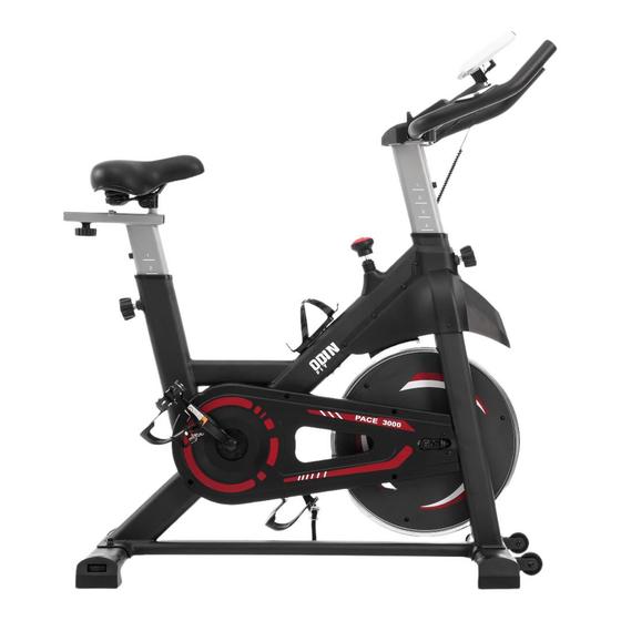 Bicicleta Ergométrica para Spinning Mecanica 8kg Odin Fit – Preto+Vermelho
