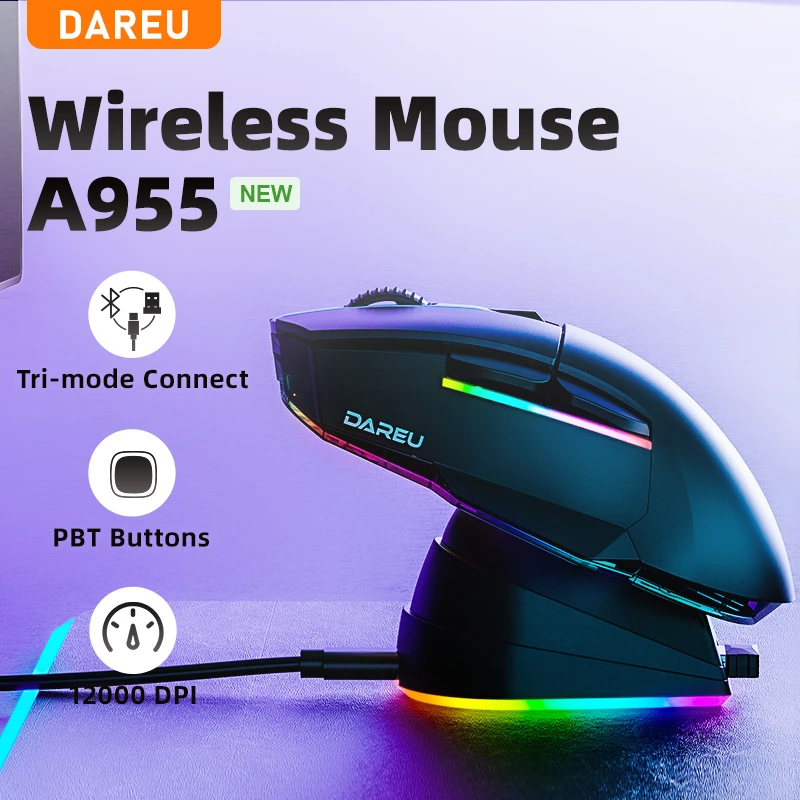 Mouse Dareu 12000dpi RGB