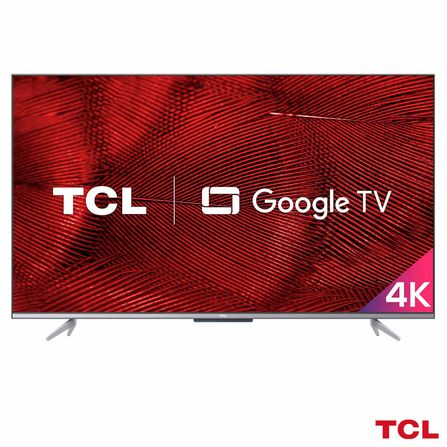 Smart TV TCL LED Ultra HD 4K 65″ Google TV com Google Assistant Borda Ultrafina e Wi-Fi – 65P725