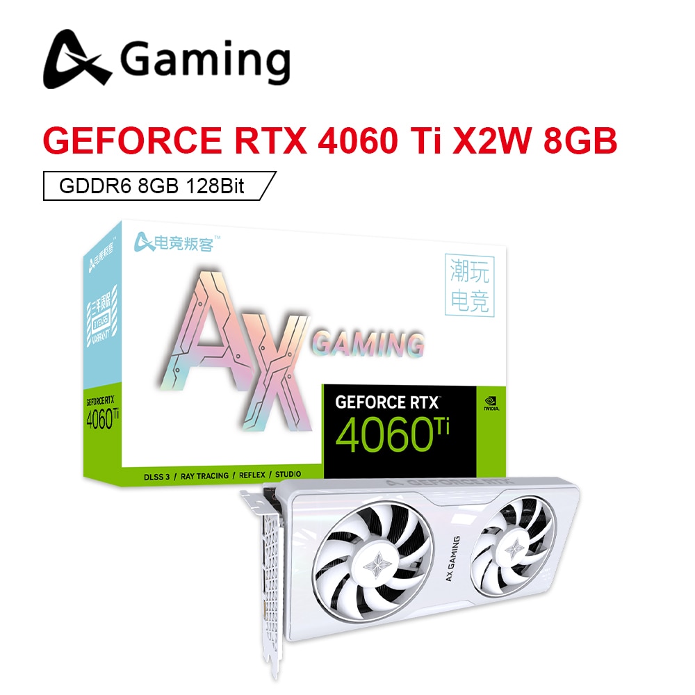 Placa de video RTX 4060 TI 8gb GDDR6 AX Gaming