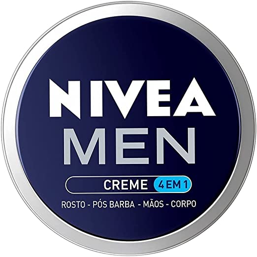 NIVEA MEN Creme 4 em 1 75g – Hidratação intensa, evita ressecamento, com vitamina E, textura creme, rápida absorção