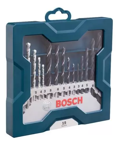 Bosch Jogo Brocas Alvenaria/Metal/Madeira Mini X-Line