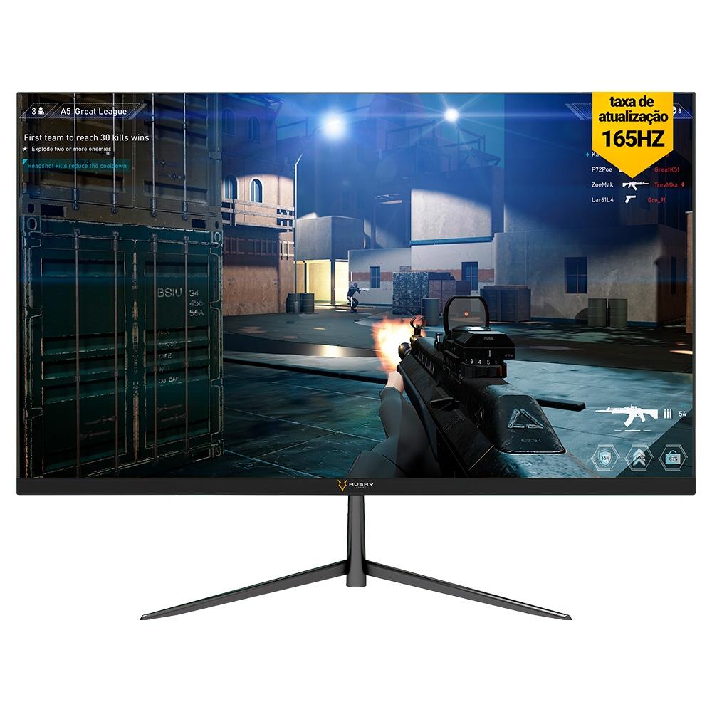 Monitor Gamer Husky 23.8′ LED, Wide, 165 Hz, Full HD, 1ms, Adaptive Sync, HDMI/DisplayPort, VESA – HGMT003