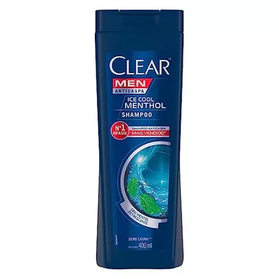 Clear Men Ice Cool Menthol Shampoo Anticaspa, 400ml