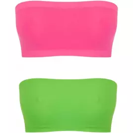Sutia Trifil Top Canelado Kit com 2, Verde/Pink, GRA