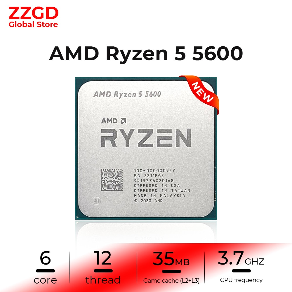 Processador AMD Ryzen 5 5600