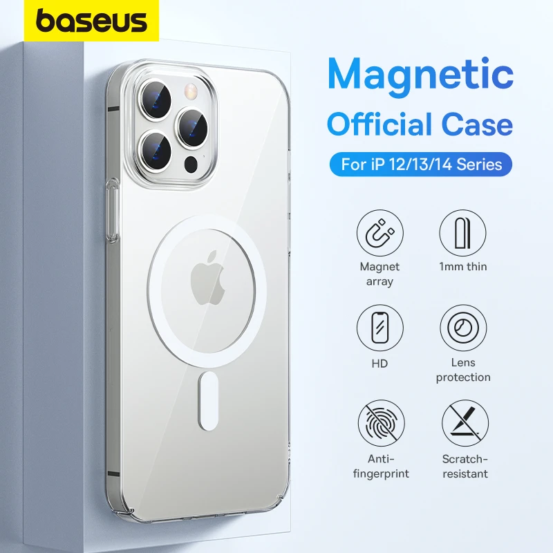 Capa Baseus Transparente Magnética para Iphone