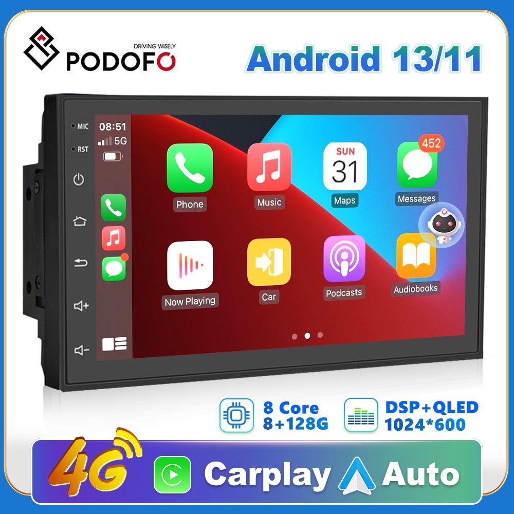 Central Multimidia Podofo V1 Pro 7” 16GB 1GB Wifi Gps