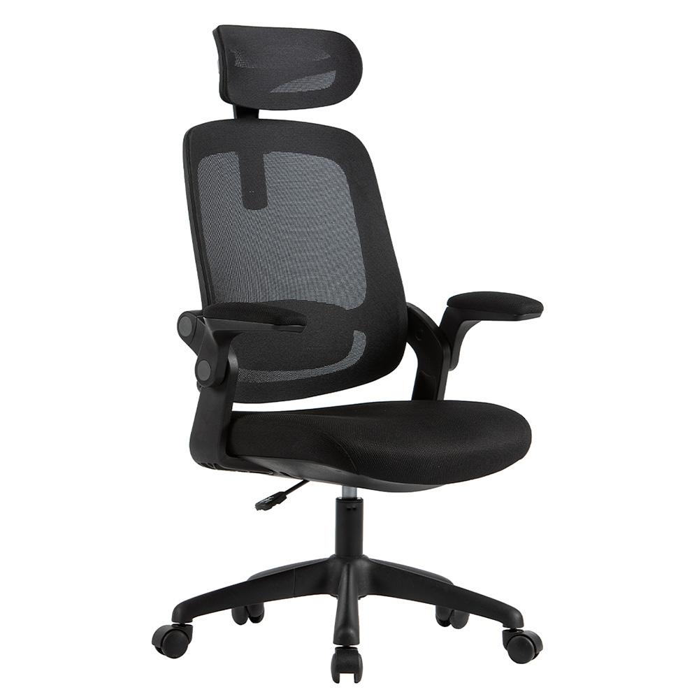 Cadeira Office Elements Astra Preto, Ajuste de Inclinação Automático, Cilindro de Gás Classe 4 – BFFB67333L0122